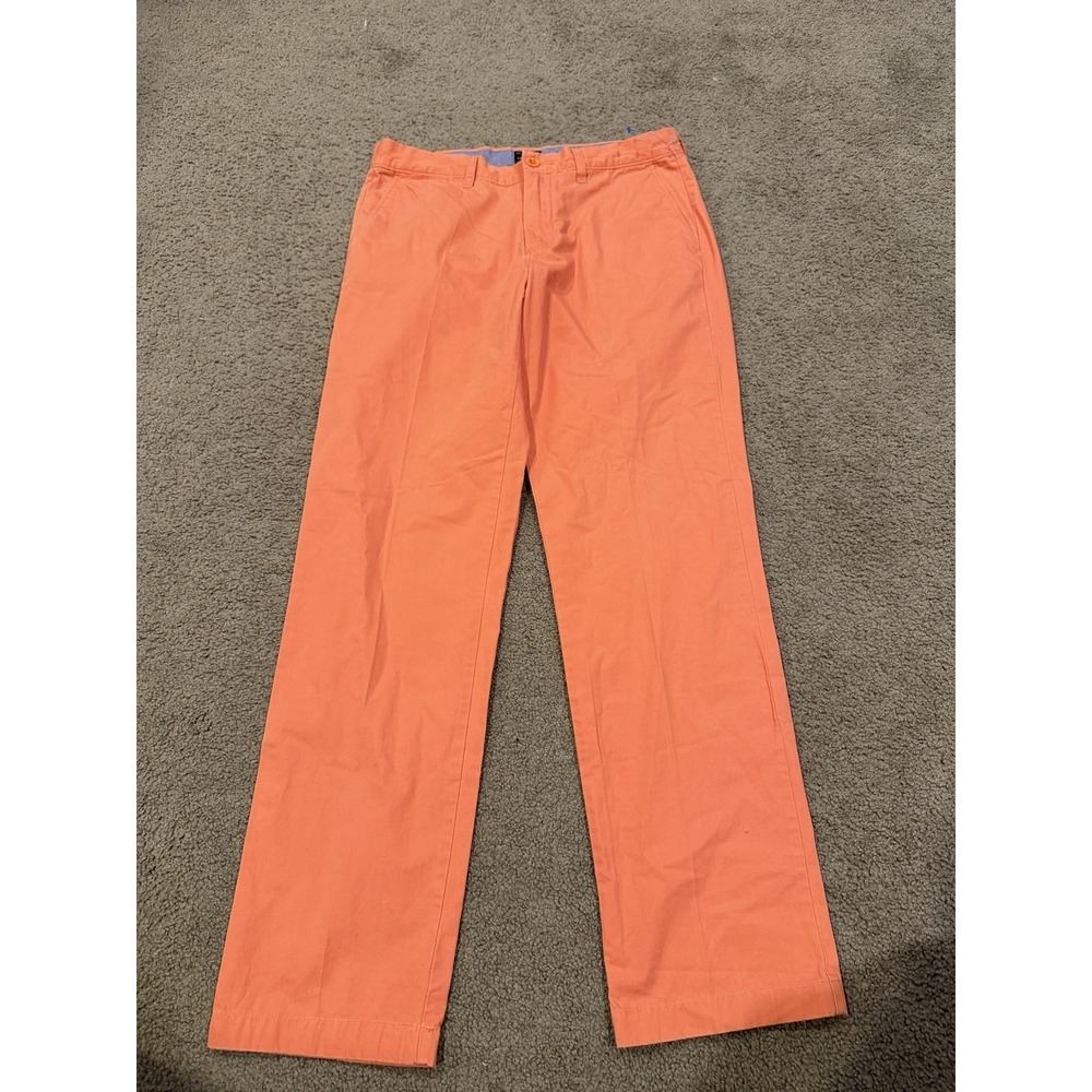 J Crew‎ Lightweight Urban Slim Men's Orange Pants Men's Size 32x32
